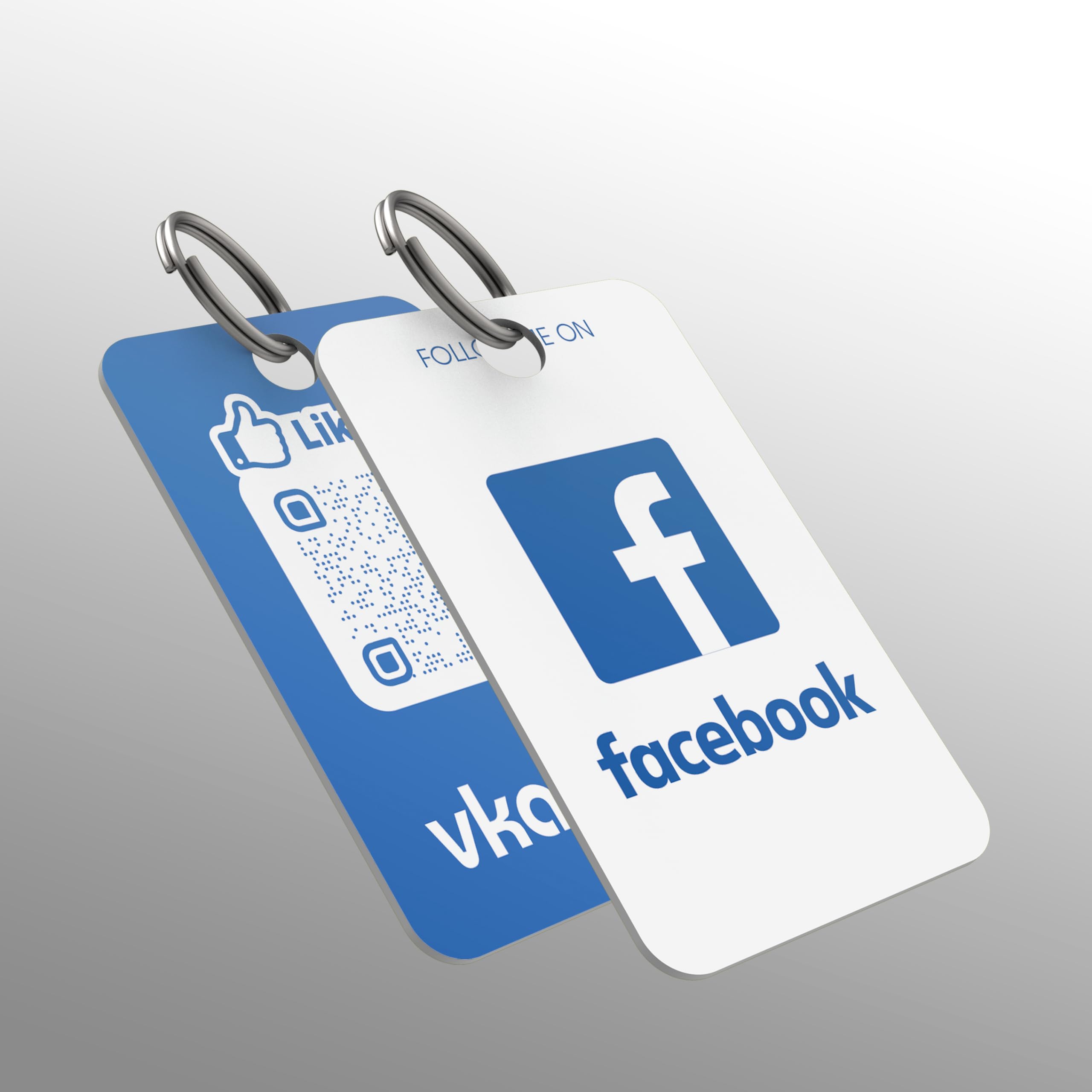 vkardz Facebook Follow Smart NFC Key Chain