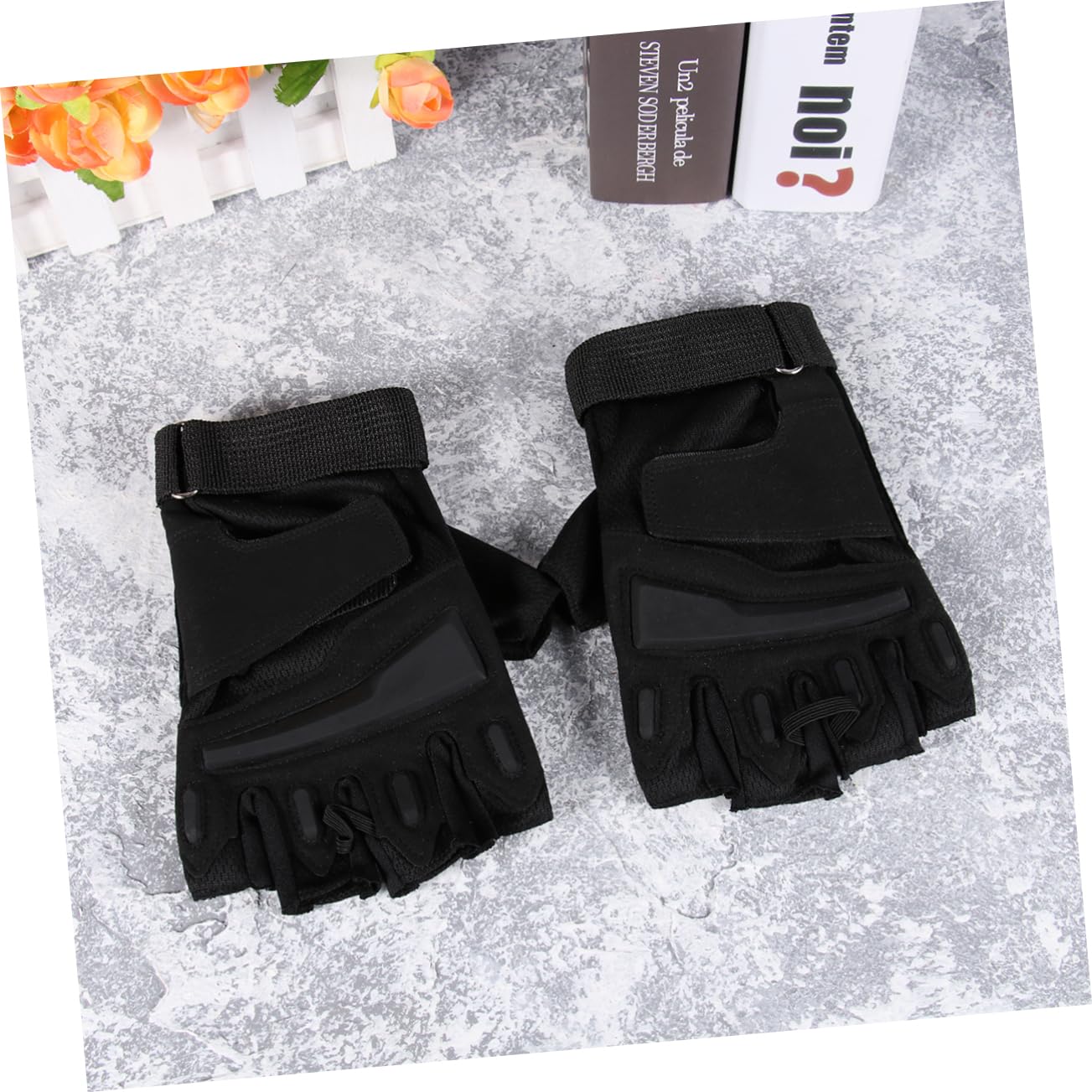 NAMOARLY Racing Gloves for Men Women Anti-Slip Bike Gloves Breathable Half Finger Shockproof Comfortable for Cycling