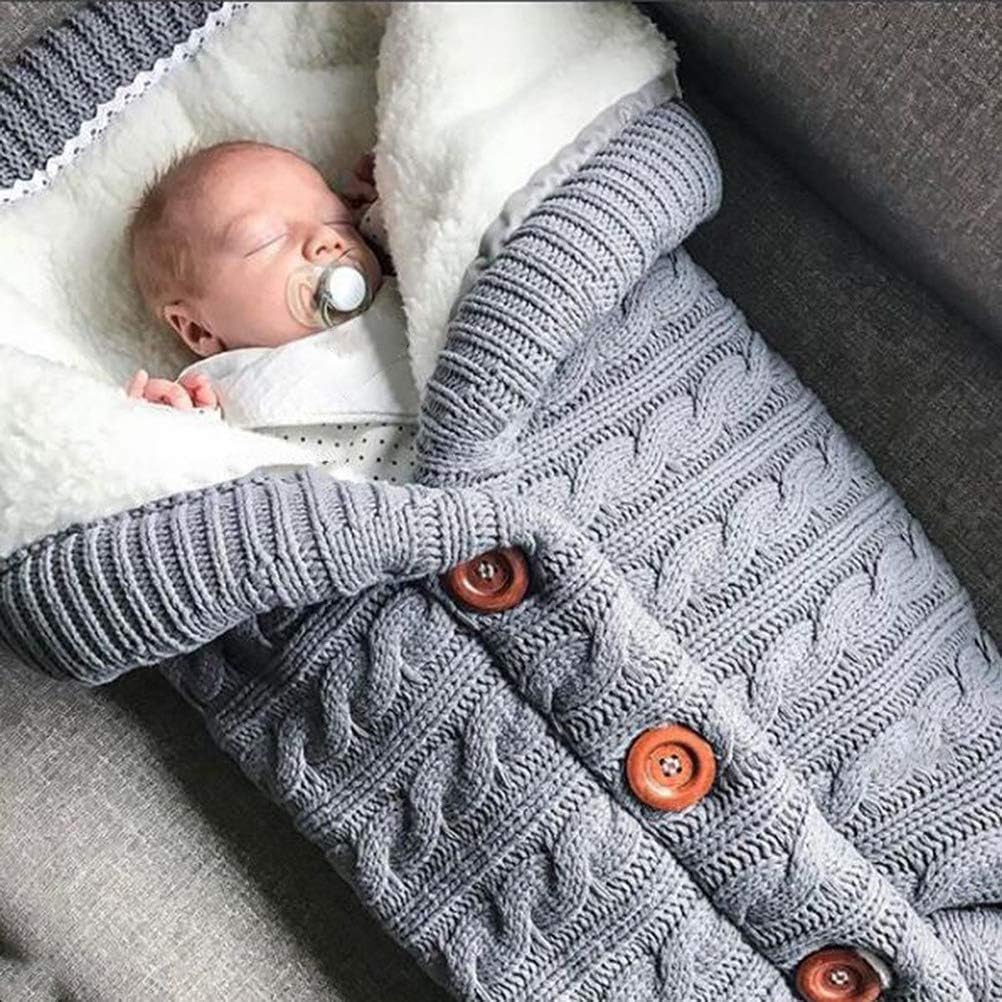 Couverture Epaisse Et Chaude En Tricot Pour Poussettes Pour Nouveau Ne Couverture Demmaillotage Pour Nouveau Ne Sac De Couchage Pour Bebe De 0 A 12 Mois Couvertures Et Couvertures D Emmaillotage Bebe Et Puericulture Lawawarenesssociety In