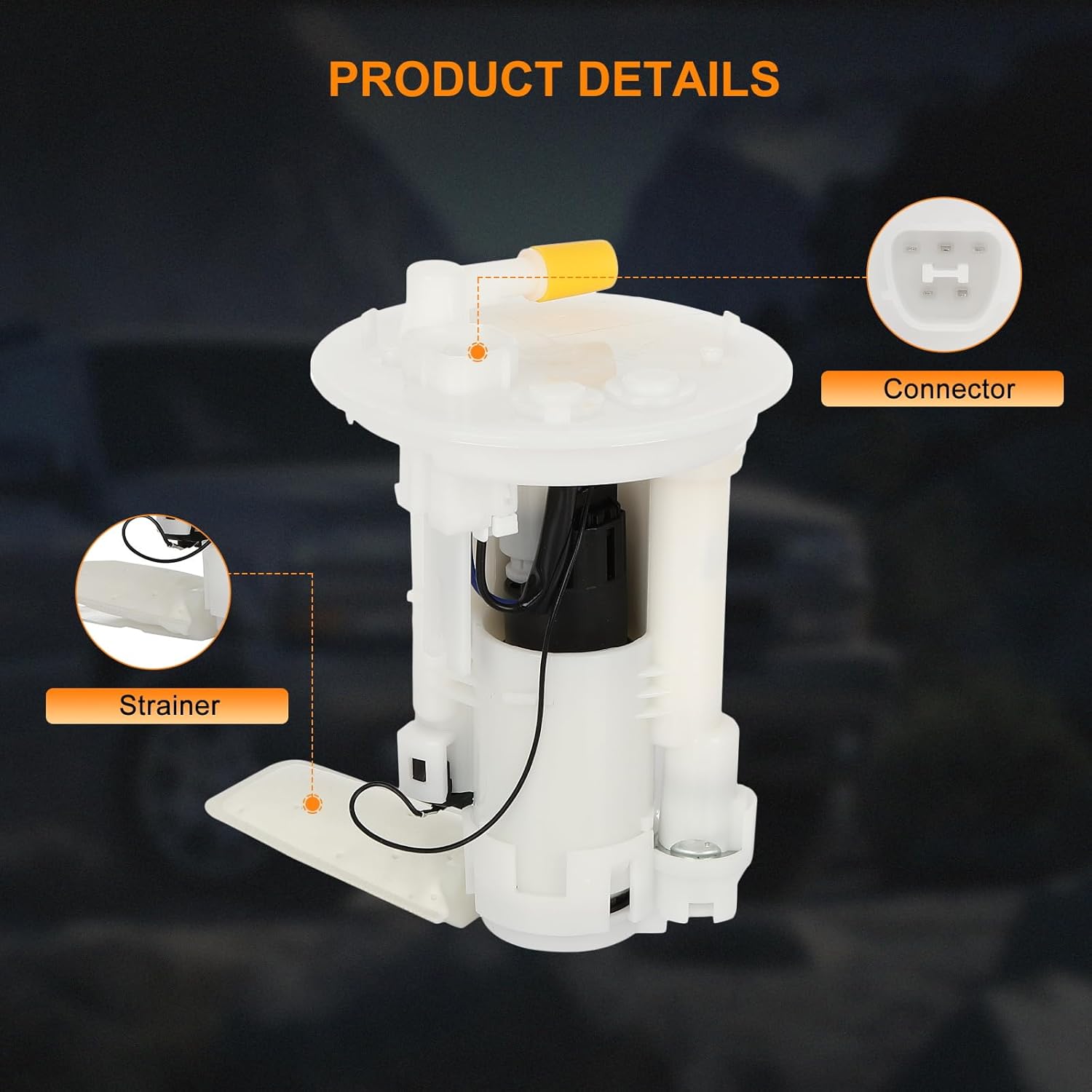 P76738M FG1654 SP4032M E8547M MN161935 Fuel pump assembly - Compatible with 2003 2004 2005 2006 2007 for Mitsubishi Lancer Electric Fuel Pump