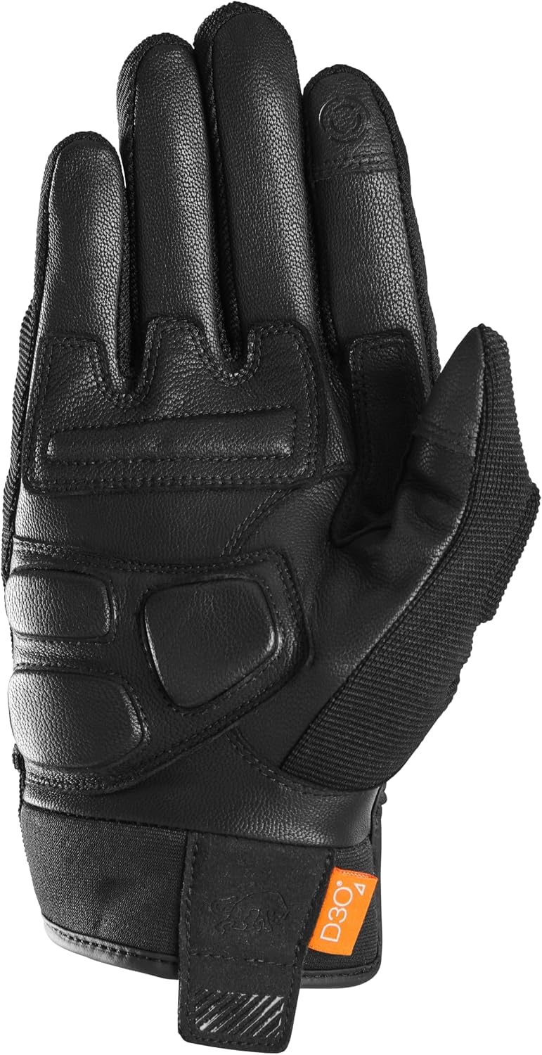 Furygan Jet Lady D3O EVO - Motorradhandschuhe für Damen - 100% Lederhandfläche - Touchscreen-Kompatibilität - Komfort - Sommerhandschuhe - atmungsaktiv & leicht, Schwarz-weiß
