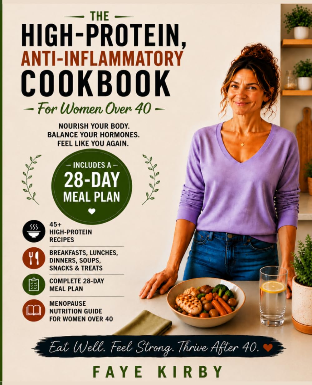 The High-Protein, Anti-Inflammatory Cookbook: For Women Over 40