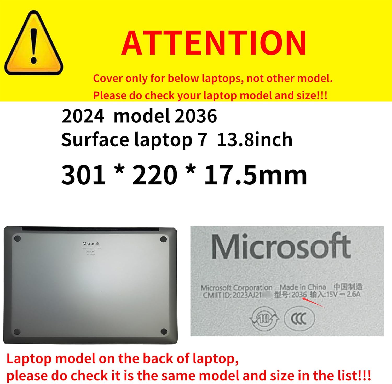 Laptop Case Cover Only for 2024 Microsoft Surface Laptop 7 13.8 inch (Model 2036) Detachable Notebook Sleeve Computer Protective Bag Heat Dissipation Hole (Pink, 13.8 inch)