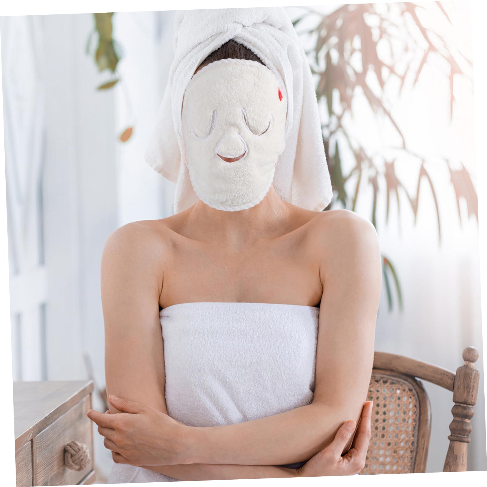FRCOLOR 10stücke Fleece Handtuch Feuchtigkeitsspendendes Gesichtshandtuch Für Kälte Und Wärmeanwendungen Für Gesichtsbehandlung Und Hautpflege Der Frauen Vielseitig Einsetzbar