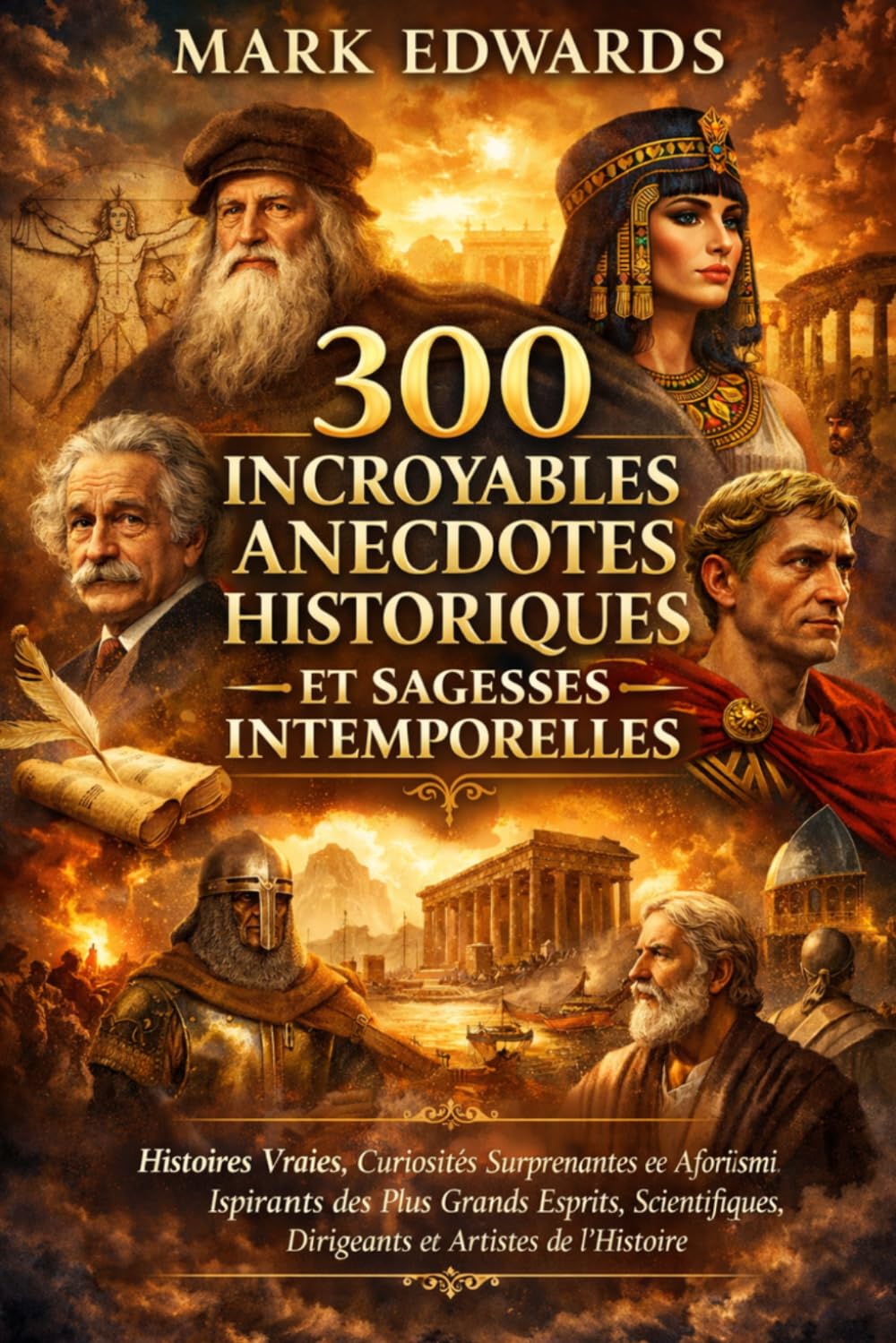 300 Incroyables Anecdotes Historiques et Sagesses Intemporelles : Histoires Vraies, Curiosités Surprenantes et Aphorismes Inspirants des Plus Grands ... Dirigeants et Artistes de l’Histoire