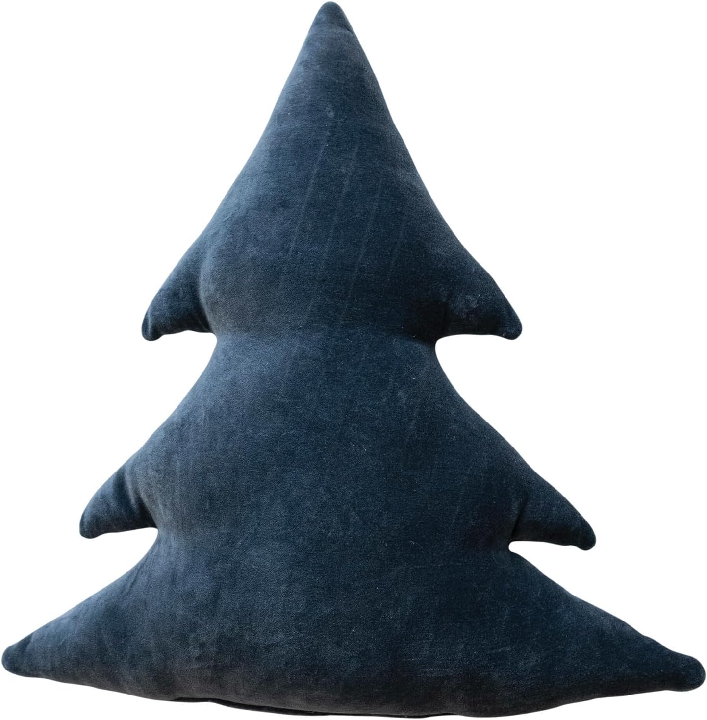 Creative Co-Op, Blue Cotton Tree Shaped Pillow
