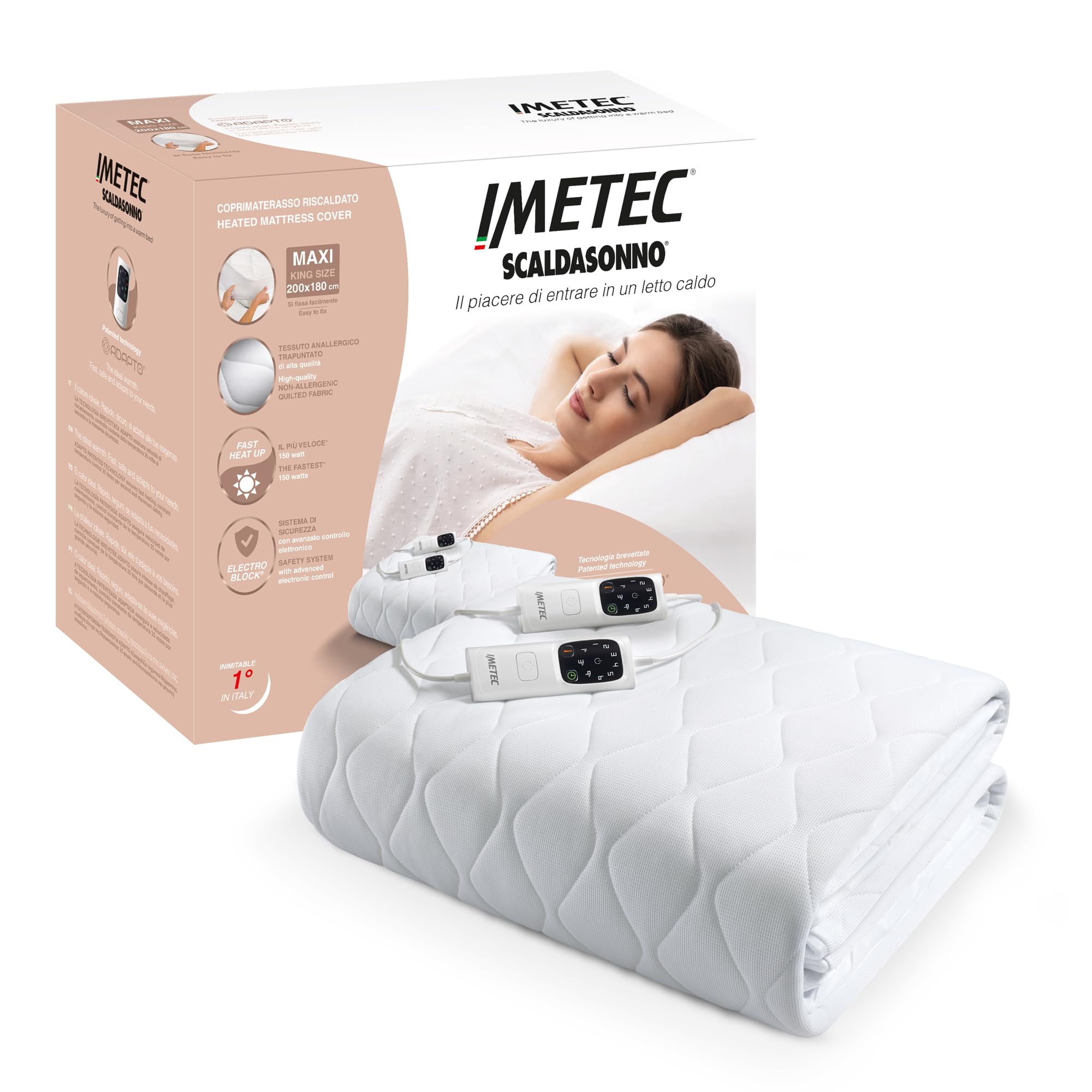 IMETEC Scaldasonno elimina el frío de la cama al instante