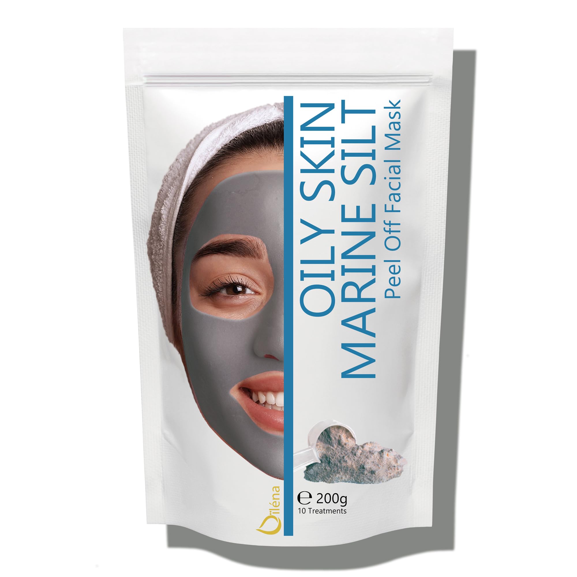 Mascarilla facial hidratante de alginato en polvo, removedor de espinillas Mascarilla puntos negros Mascarilla Vegan, sin aclarado, exfoliante 200 g (Mascarilla Anti arrugas ácido hialurónico) — view 21