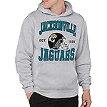 Junk Food Clothing x NFL - Jacksonville Jaguars - Team Helmet - Unisex Adult Pullover Fleece Hoodie for Men and Women - Size Large