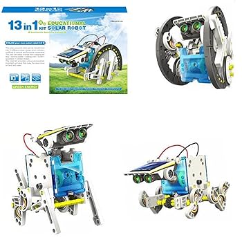 ○ 13-in-1 ソーラーロボット STEMキット　ホワイト Amazon.com: STEM 13-in-1 Education Solar Power Robots Toys