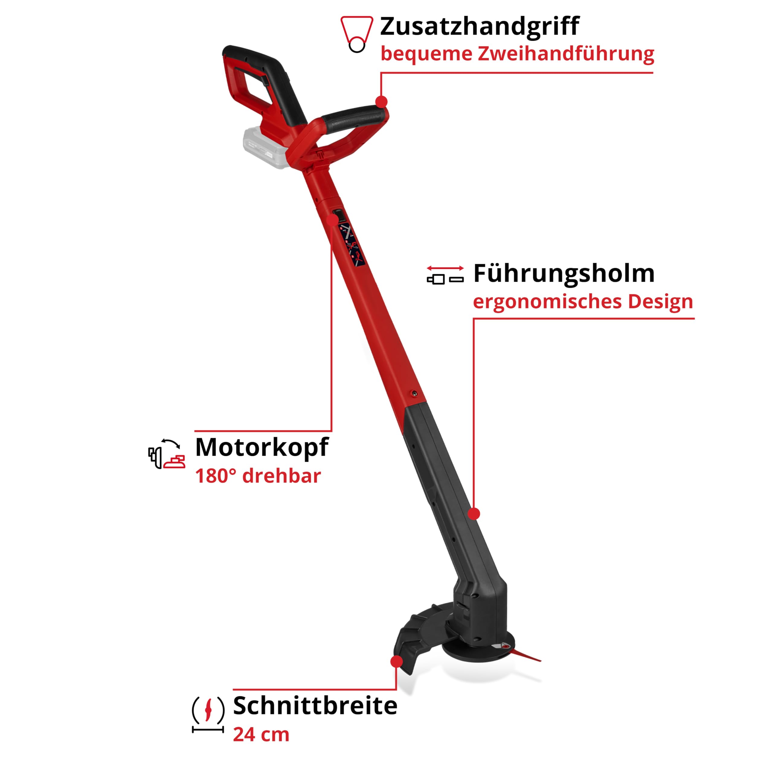 Einhell Akku-Rasentrimmer GC-CT 18/2411 Li P-Solo