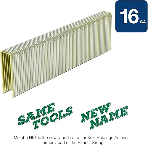 Miniatura 4 de Metabo HPT 11200HPT - Grapa de corona estándar galvanizada calibre 16, 716 pulgadas x 1 pulgada, 16 grapas de calibre, 10000 unidades