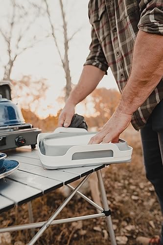 Miniatura 8 de Stansport Fregadero de campamento plegable (878) 12.25 pulgadas de largo x 11.5 pulgadas de ancho x 7.75 pulgadas de alto