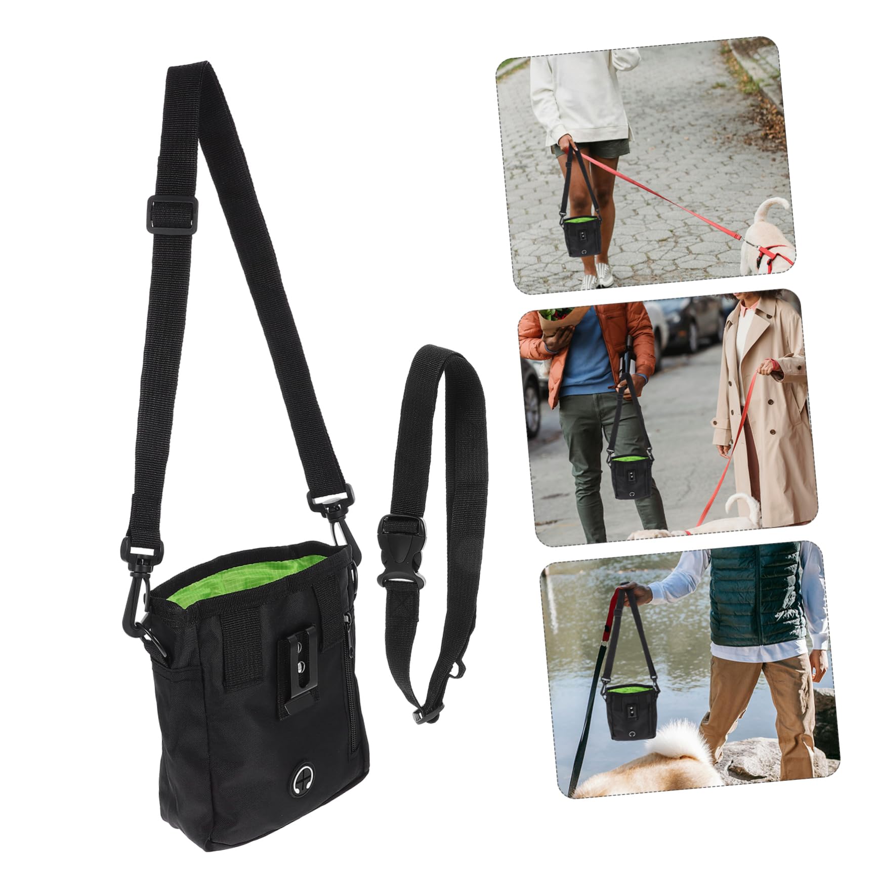 ibasenice wasserdichte Trainings Tasche für Hunde mit Klicker und Pfeife Praktische Bauchtasche für Leckerlis für Camping und Hundetraining im Freien