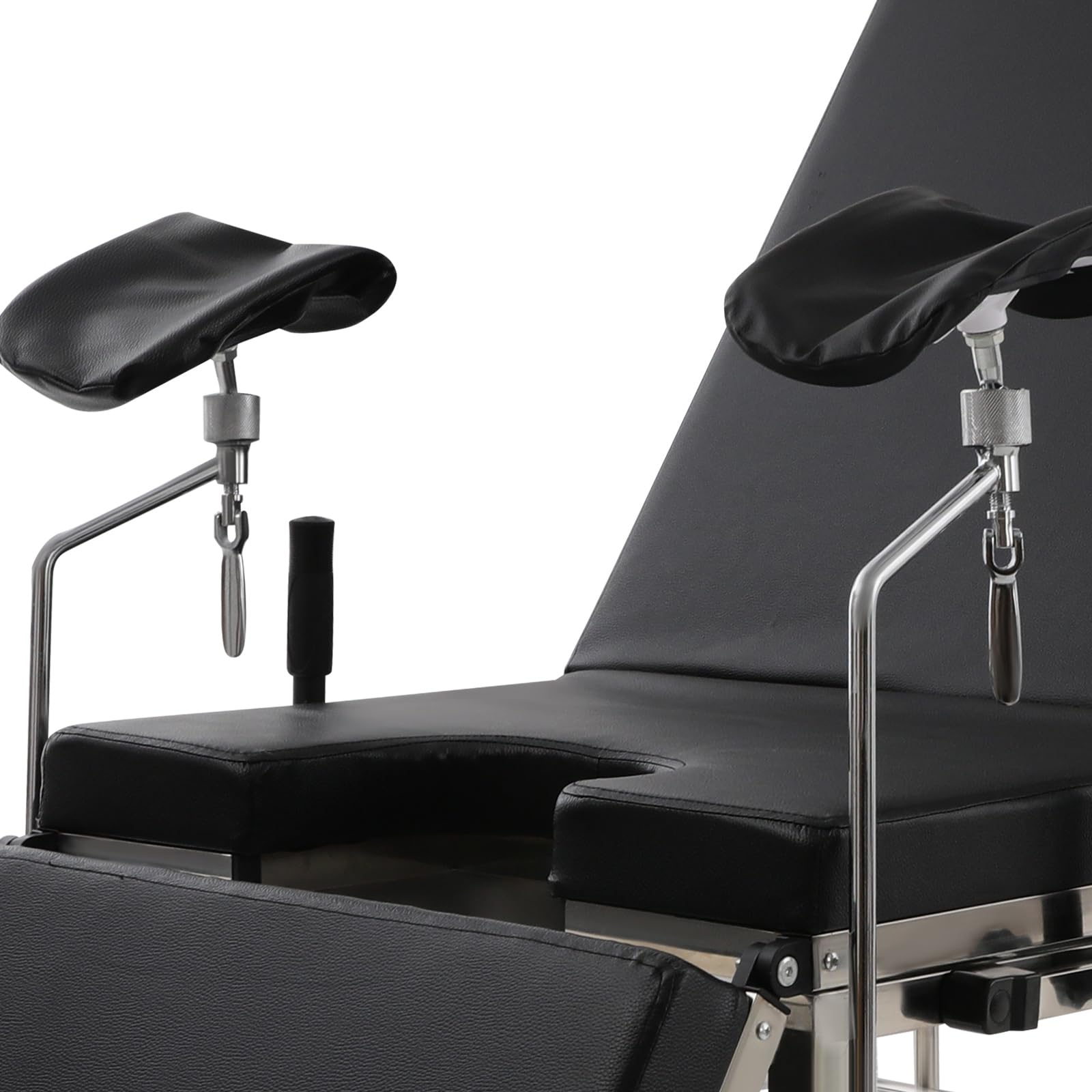 Gynäkologenstuhl Gynäkologische Untersuchungsstuhl Gynäkologischer Stuhl Untersuchungsstuhl, Ergonomische Struktur Gynäkologischer Stuhl, Bis zu 200 KG (Schwarz)