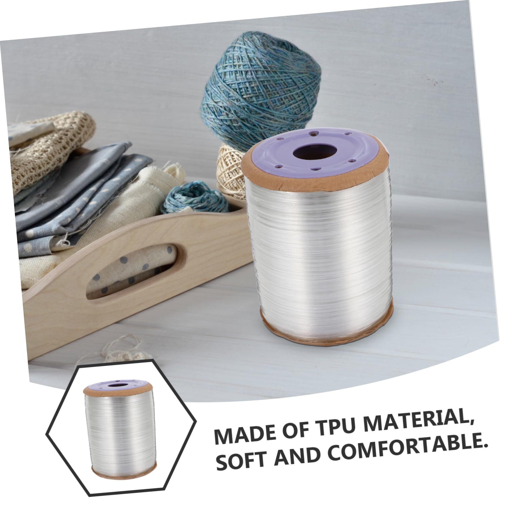 Bretelles Transparentes Élastiques Tpu pour Couture et Projets Diy, 1