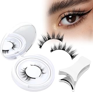 رموش مغناطيسية من يلا جوي (زوج واحد) - مع اداة تطبيق، بدون لاصق/بدون قلم تحديد العين، رموش ناعمة طبيعية وقابلة لاعادة الاستخدام