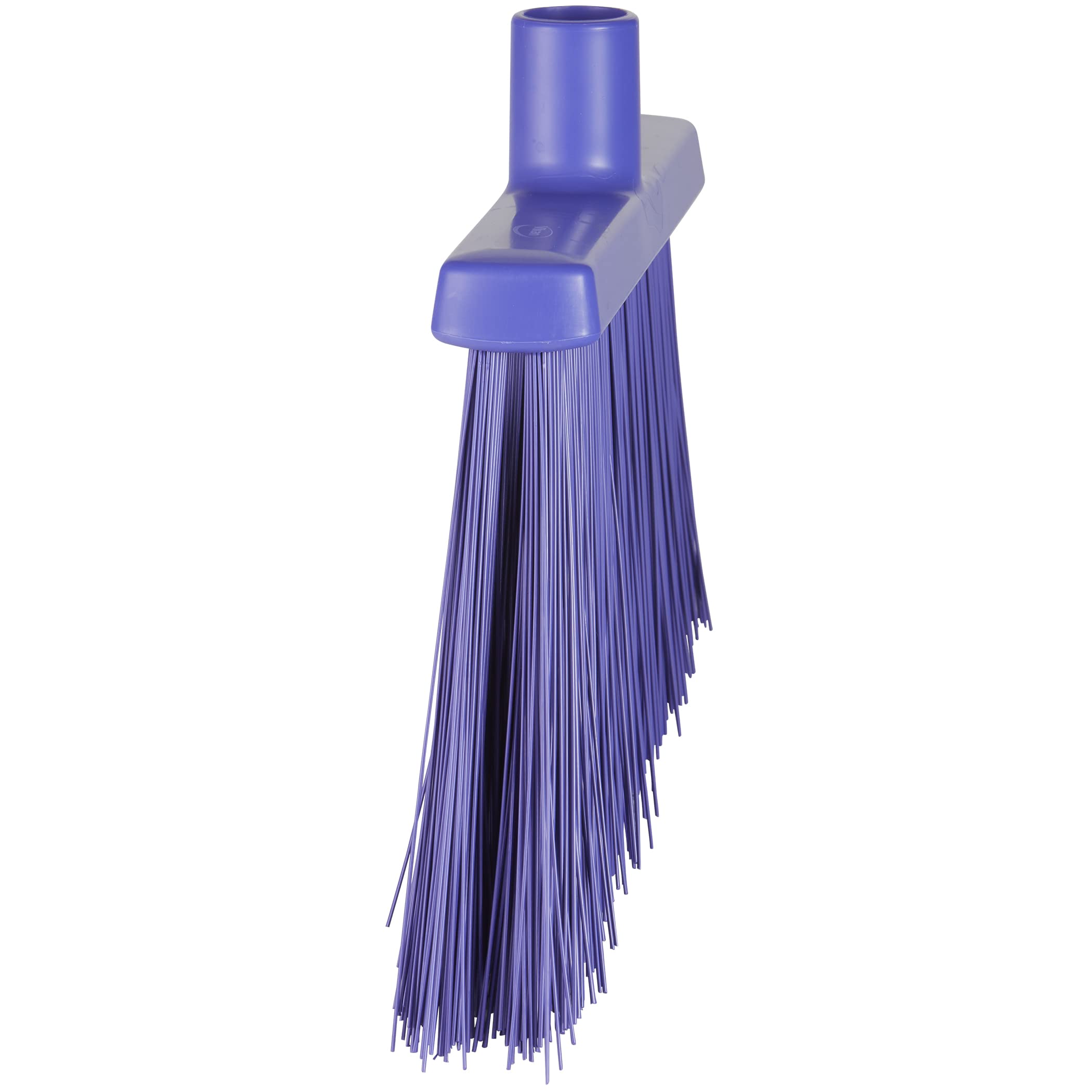 Vikan 29148 Broom, Angle Cut, 11.4" Extra Stiff, Purple
