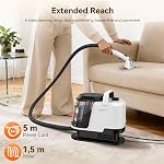 uwant Y100 Carpet and Upholstery Cleaner Spot Machine for Sofa, Car, Couch | Spot Cleaner,40 oz Dual Tank Design,18 Kpa,Self-Cleaning,Handheld,Lightweight & Portable,with 3 Brush Heads and 500ml Cleaner