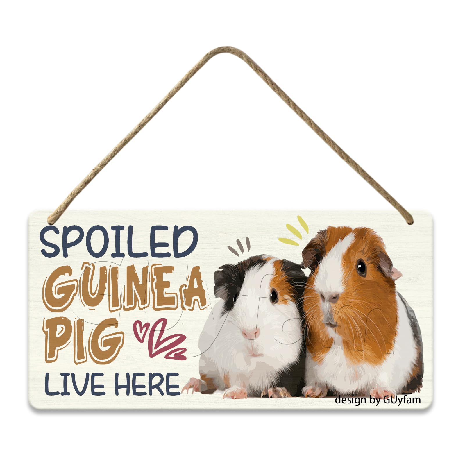 Amazon.com: Spoiled Guinea Pigs Live Here Sign Farmhouse Lovely Guinea Pigs  Hanging Printed Wooden Plaque Sign Rustic Wall Art Decor Home Decoration  Gift for Pet Guinea Pigs Lovers 10 x 5 Inches :