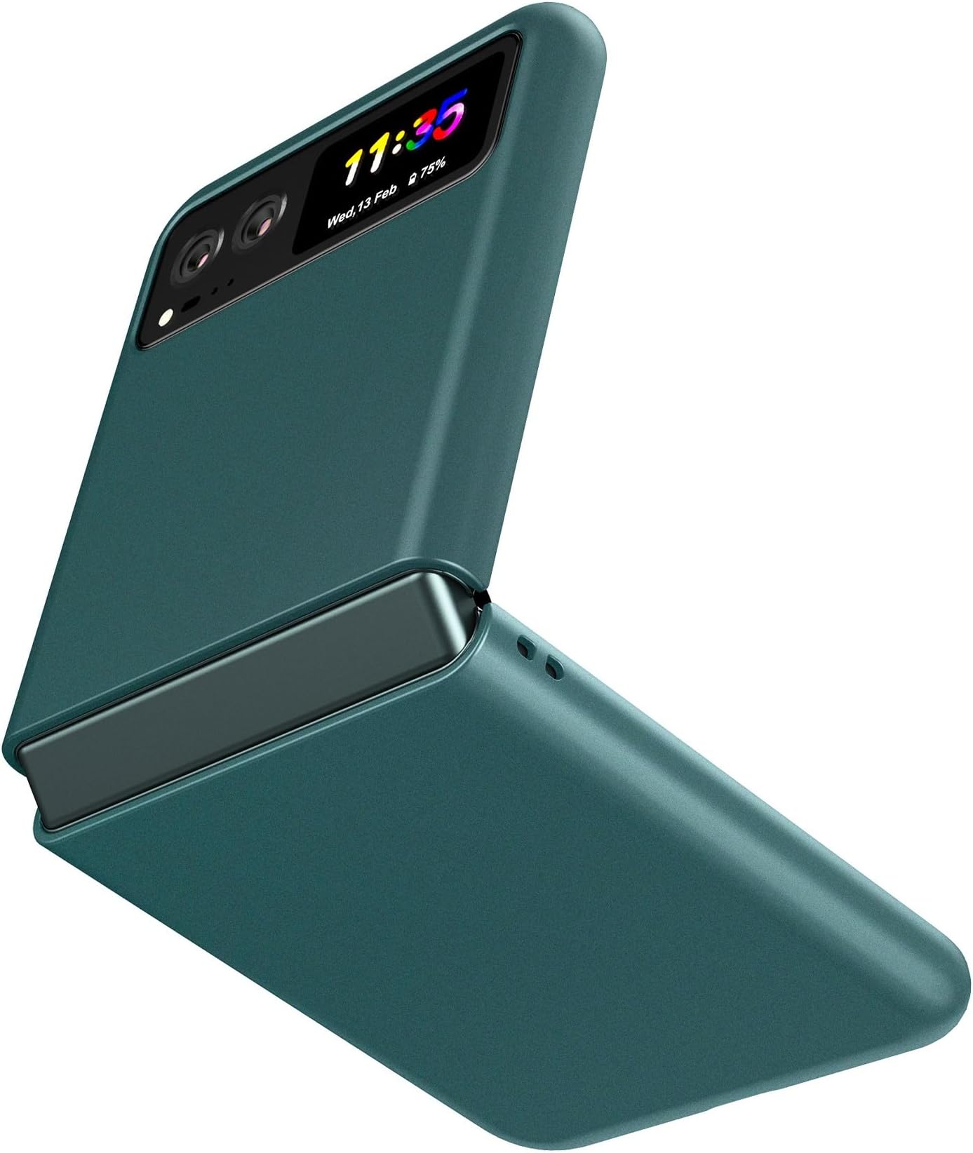 Coque Motorola Razr+ 2024/2023 Avec Protection Charnière Et Cordon Cœur - Neuf