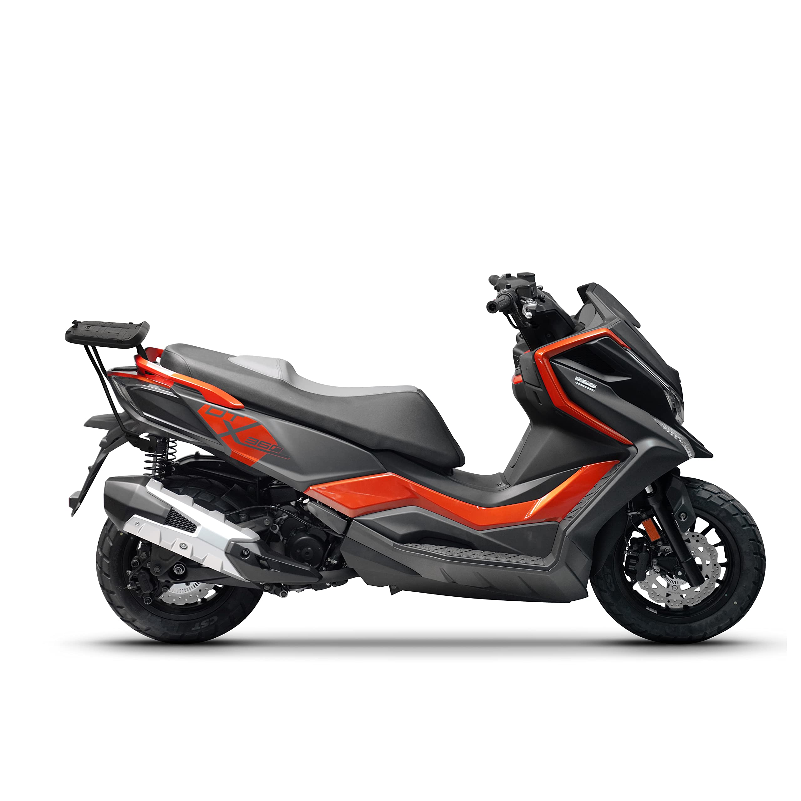 Shad Top Master KYMCO DTX 125/360, Negro