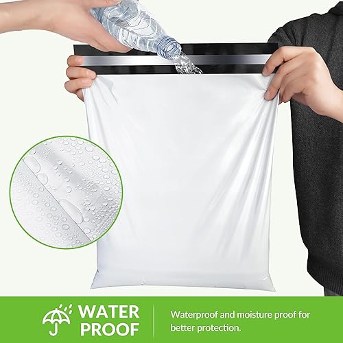 Miniatura 4 de Paquete de 100 sobres de polietileno de 9 x 12 pulgadas, bolsas de envío para ropa, bolsas de correo para pequeñas empresas, sobres de envío con