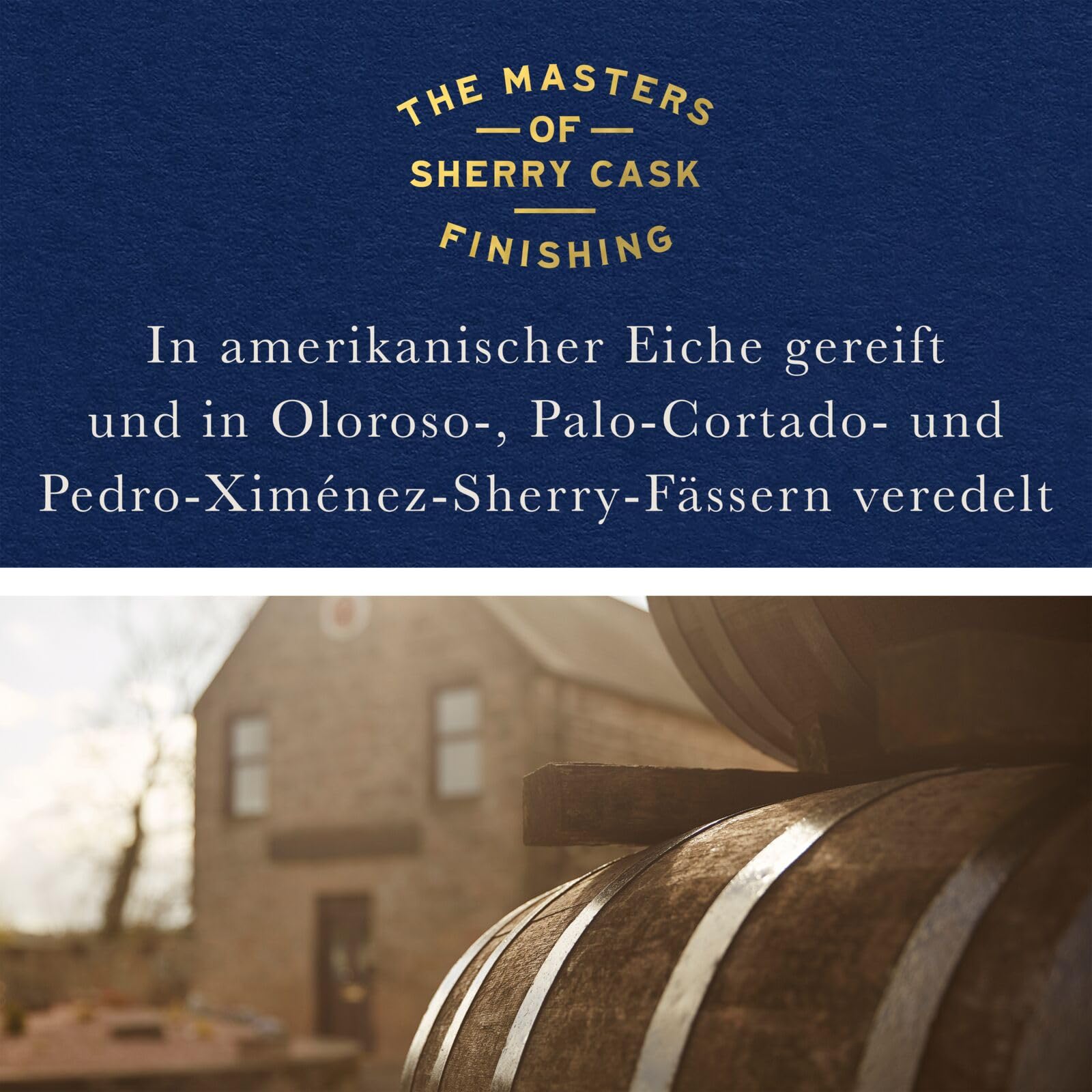 Royal Brackla 21 Jahre alter Highland Scotch Single Malt Whisky in edler Geschenkbox, in Pedro Ximénez, Oloroso und Palo Cortado Sherryfässern veredelt, Whisky-Geschenkset, 46 Vol%, 70 cl/700 ml