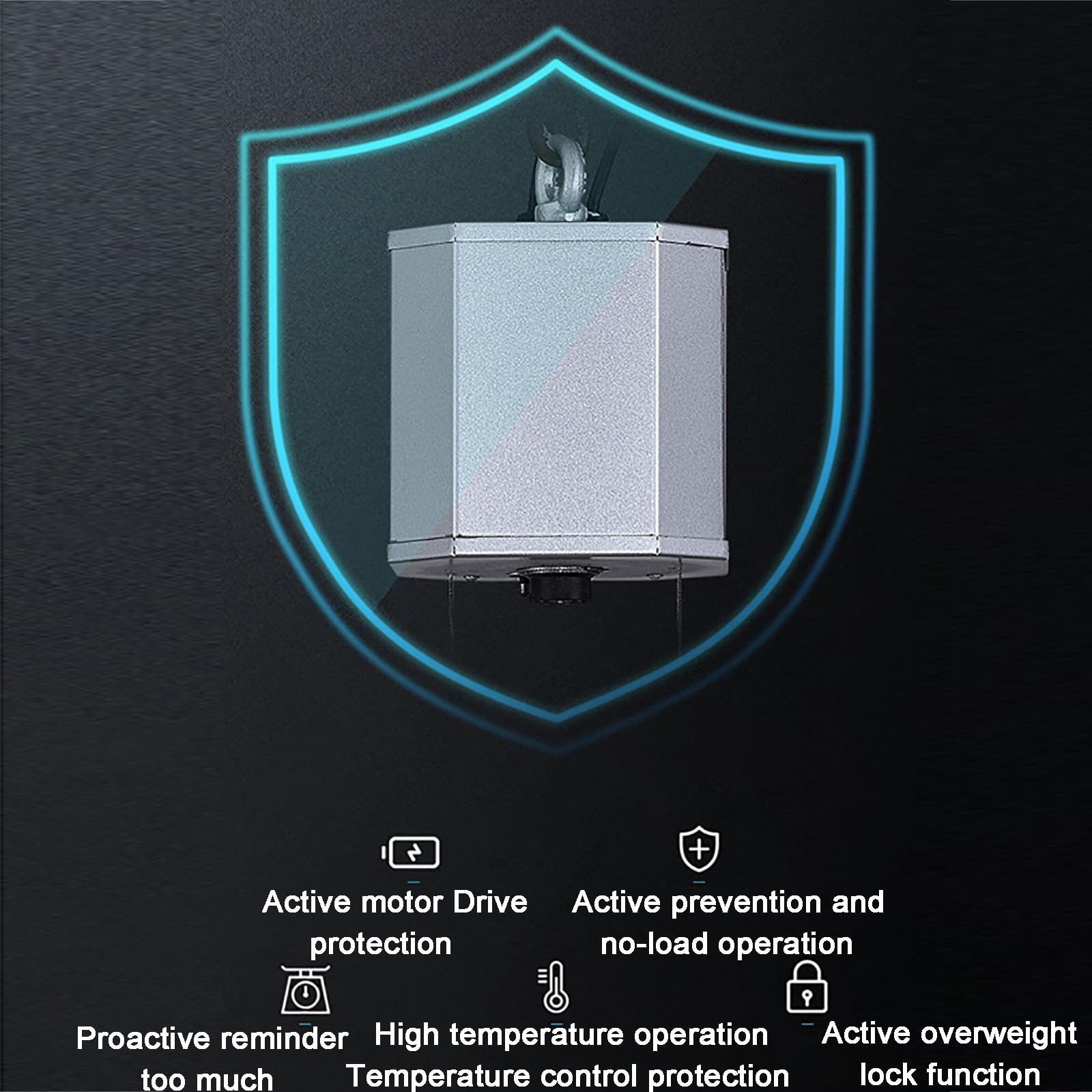 Sollevatore elettrico per lampadario, con telecomando, Smart LED, altezza: 15 m, capacità di carico: 2-10 kg, velocità: 3 m/min, per officine, palestre, magazzini, supermercati