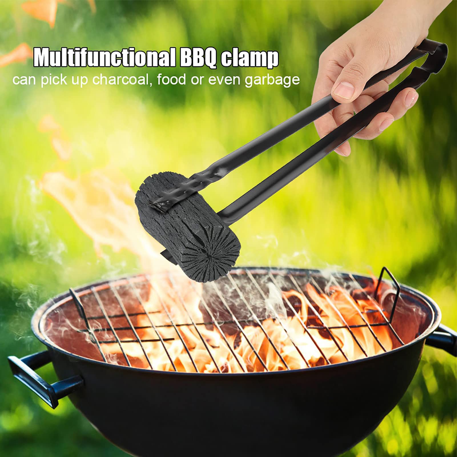 Pinzas para Barbacoa de Acero Inoxidable para Cocinar, Asar y Servir Pinzas Multiusos para Bistec, Pan, Hamburguesas, Carnes, Pizza, Pasteles y Pescado
