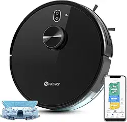 X600 Robô Aspirador Inteligente com Mapeamento a Laser, Sucção 3000Pa, Passa Pano Robo Aspirador, App Wi-Fi, Controle por Voz Amazon Alexa/Assistente do Google, Depósito de Água 350ml, Caixote 600ml