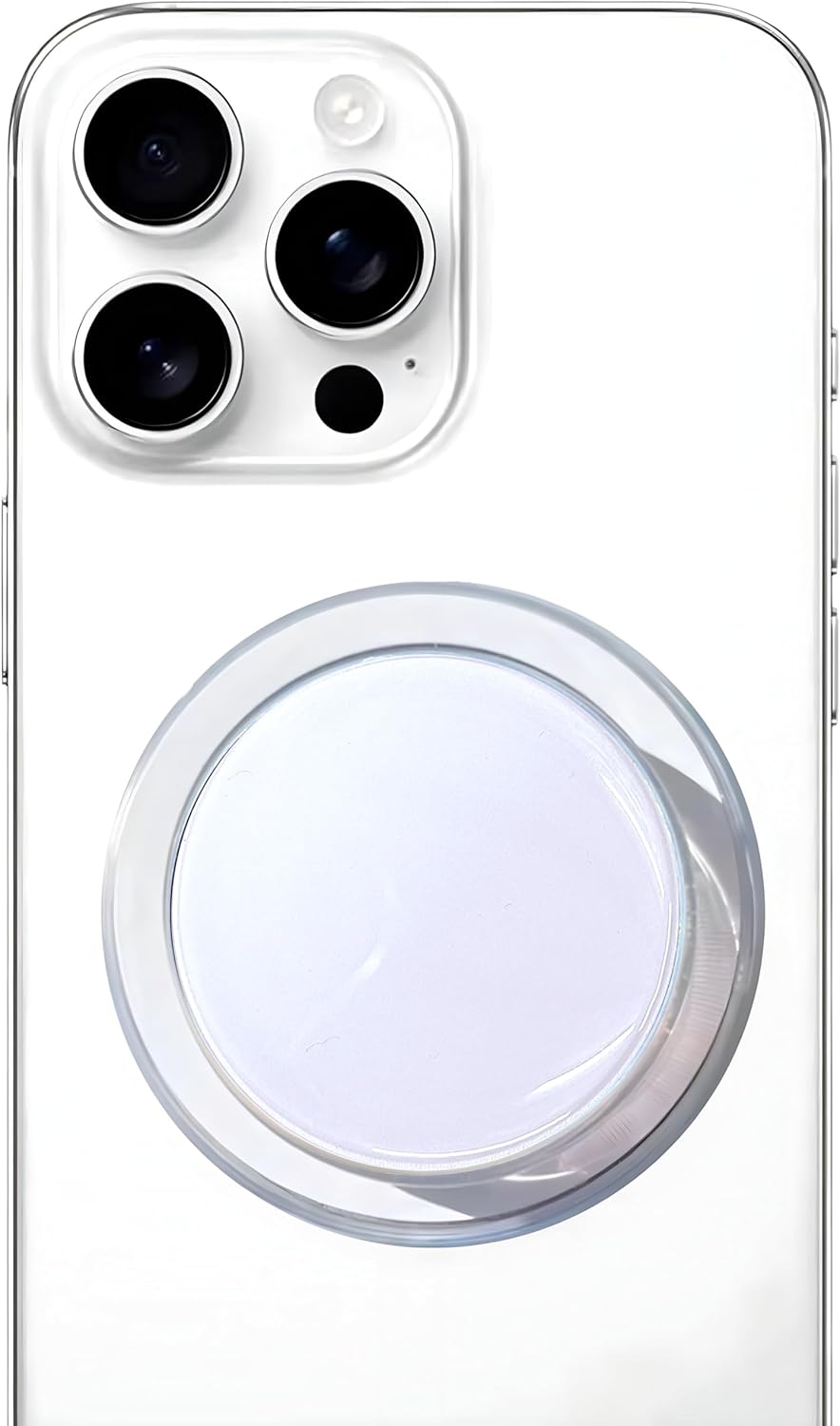 Magnetic Phone Handle Compatible with Phones, Foldable Phone Grip Stand for Smart Phones, Tablet Computers and Mobile Phone Accessories – Transparent Glitter Resin Pure White Magnetic Phone Handle Compatible with Phones, Foldable Phone Grip Stand for Smart Phones, Tablet Computers and Mobile Phone Accessories – Transparent Glitter Resin Pure White