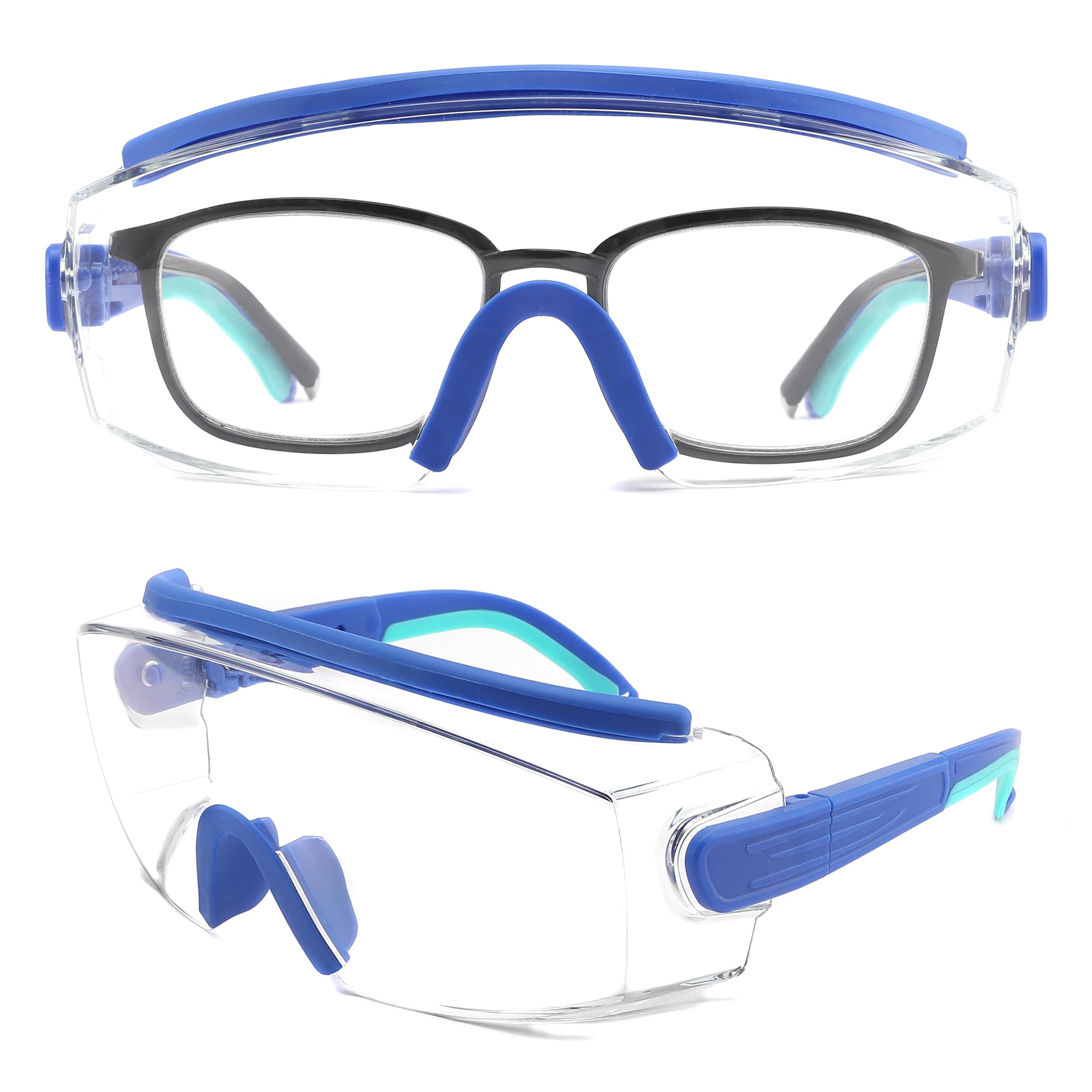 Lunettes de sécurité anti-buée avec monture réglable pour homme et femme