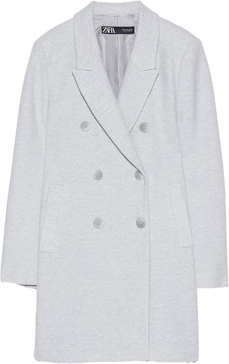 Amazon Zara レディース ダブルブレストコート 2013 981 811 Us サイズ Small カラー グレー コート ジャケット 通販