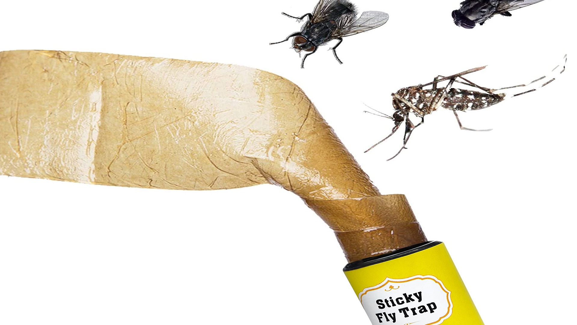 Sticky Fly Trap Paper – Yellow Traps For Fruit Flies & Insects – Glue Catcher – Pest Control – Aslovem