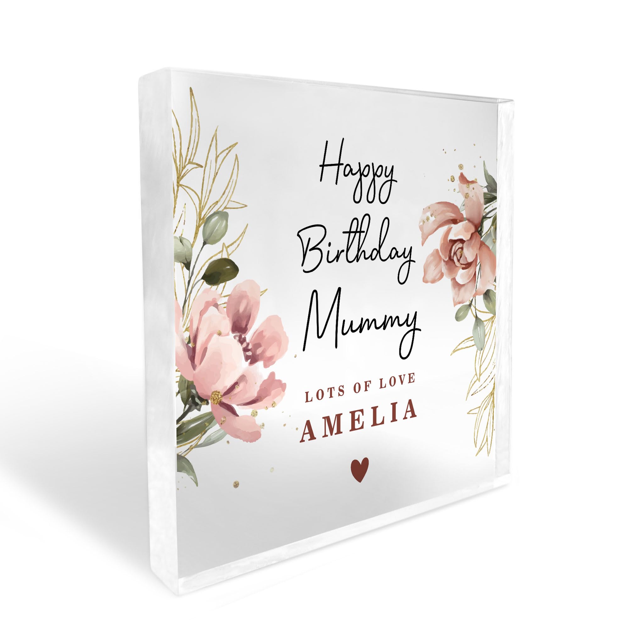 Red Ocean Birthday Gift For Mummy, Personalised Mummy Birthday Gifts, Mummy Gifts, Gift For Her, Gifts For Mummy, Mummy Gift From Daughter Son Keepsake