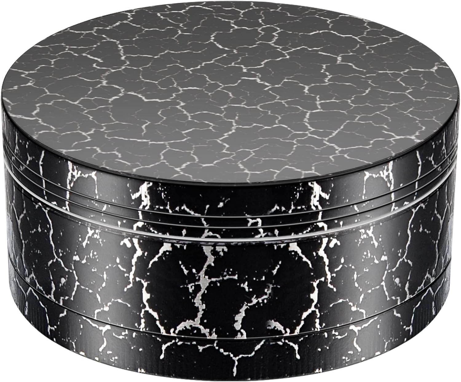 KINGTOP 3 Inch Large Herb & Spice Grinder, Zinc Alloy Mills (Textured