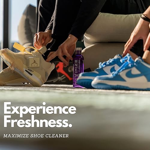 Miniatura 8 de Kit de tenis Limpiador y repelente de gamuza para zapatos blancos, cuero, nobuck Kit de limpieza de zapatos con cepillo premium Kit de cuidado