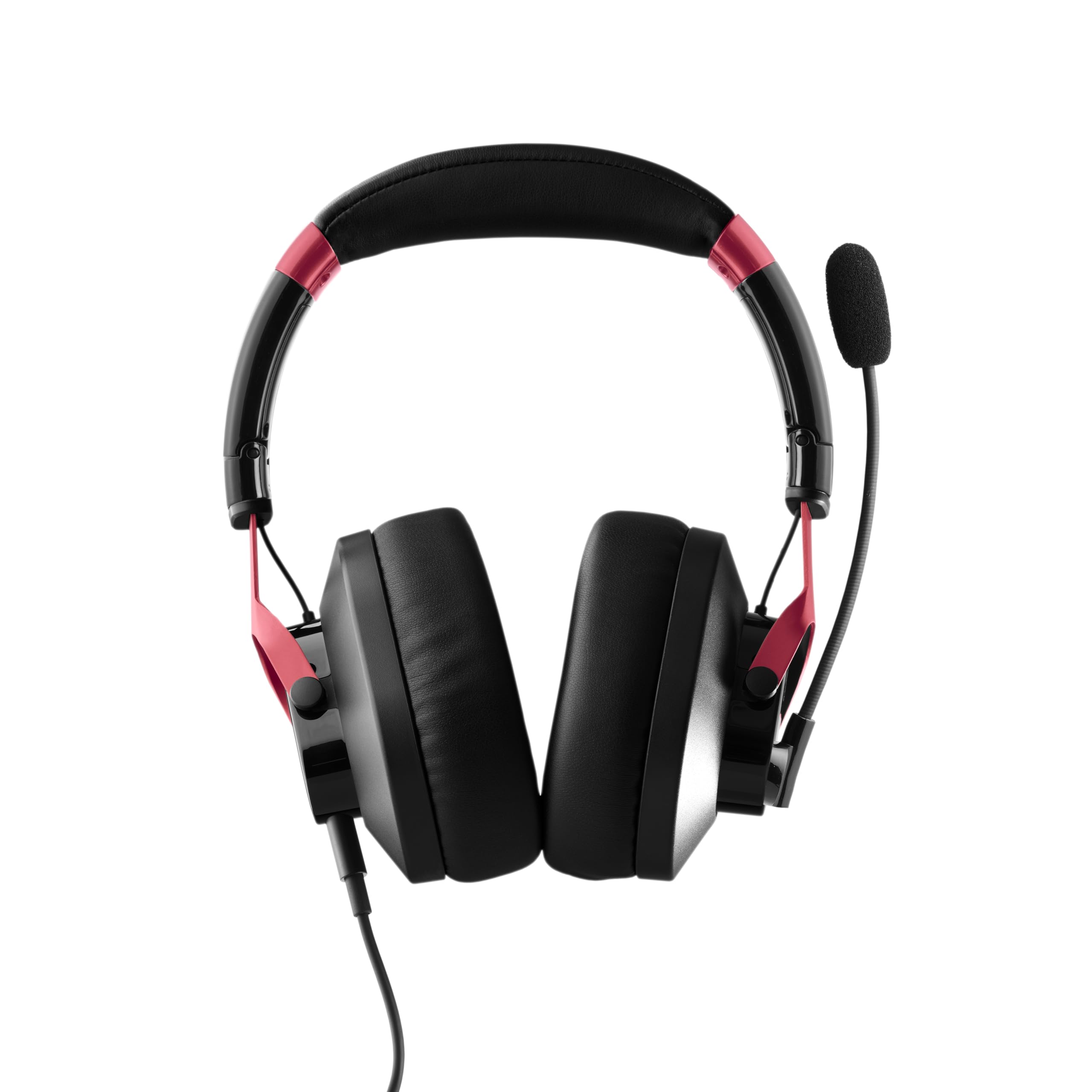 Austrian Audio Cuffie da Pro Gaming con Microfono PG16 (accessori da gaming pieghevoli, cavo da 1,4 m rimovibile), nero/rosso