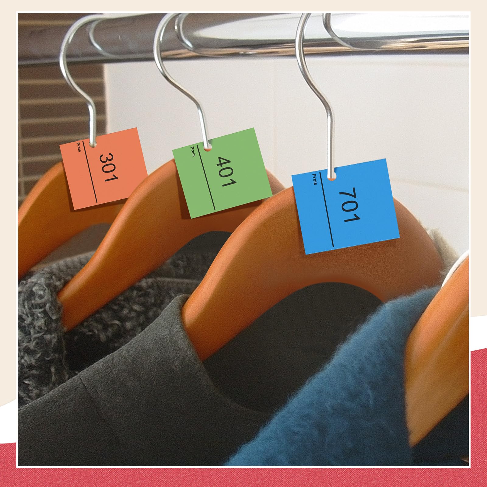Garderobe tickets (per 40 stuks) - partyverhuur
