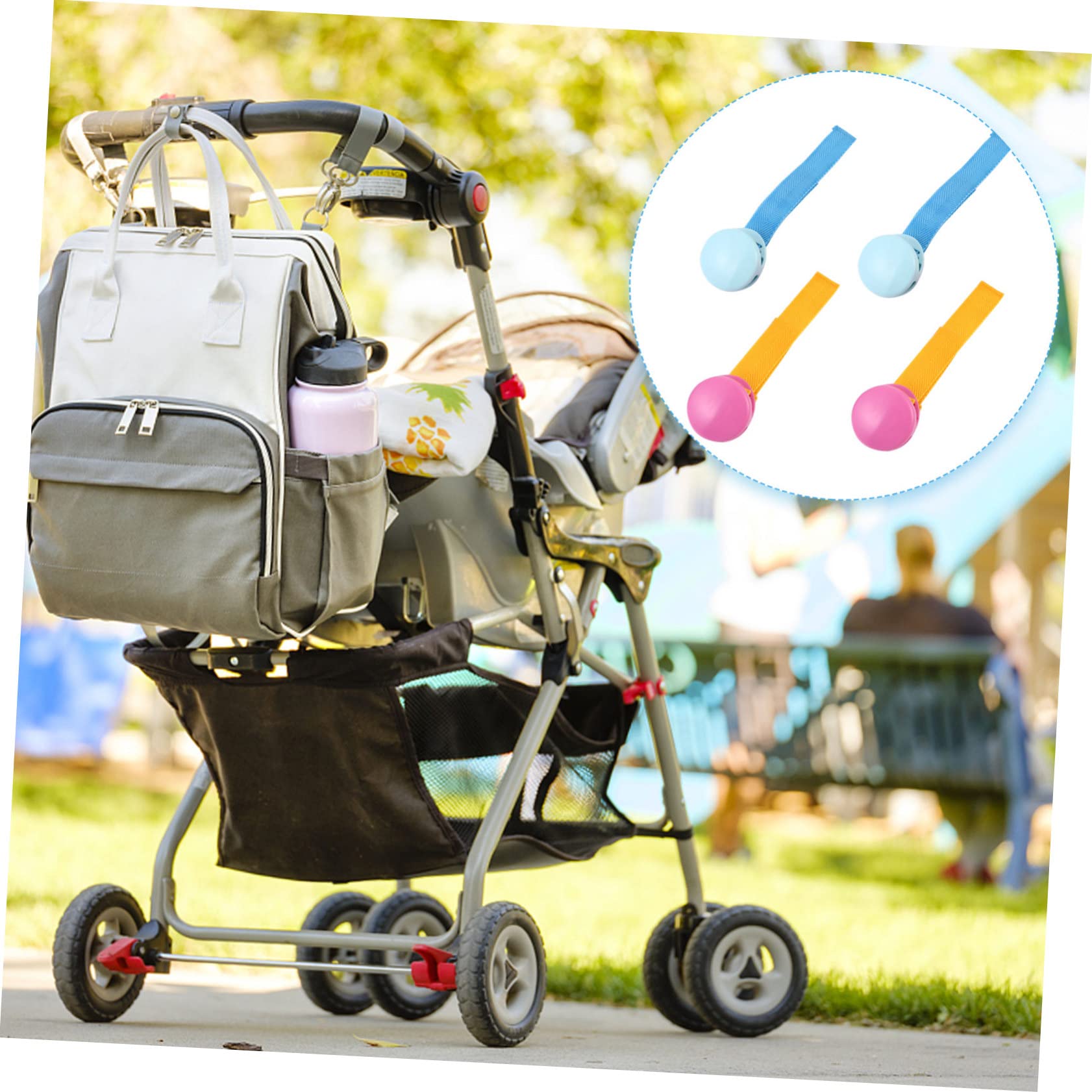 UPKOCH 12pezzi Multi-purpose Stroller Blanket Clips Strong Grip Pram Pegs for Securing Quilts Toys and Towels for Infant Strollers Lake