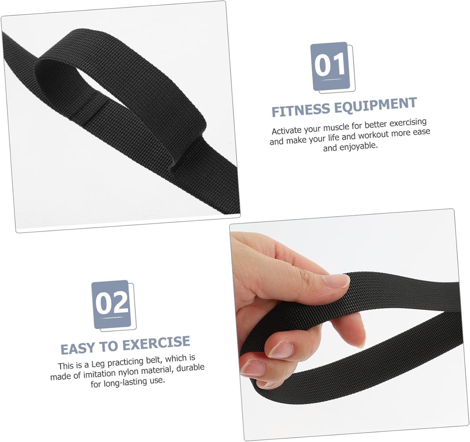 2pcs Leg Lifter Strap Heavy Duty Leg Assist for Walking and Exercise for All Ages for Indoor and Outdoor Use
