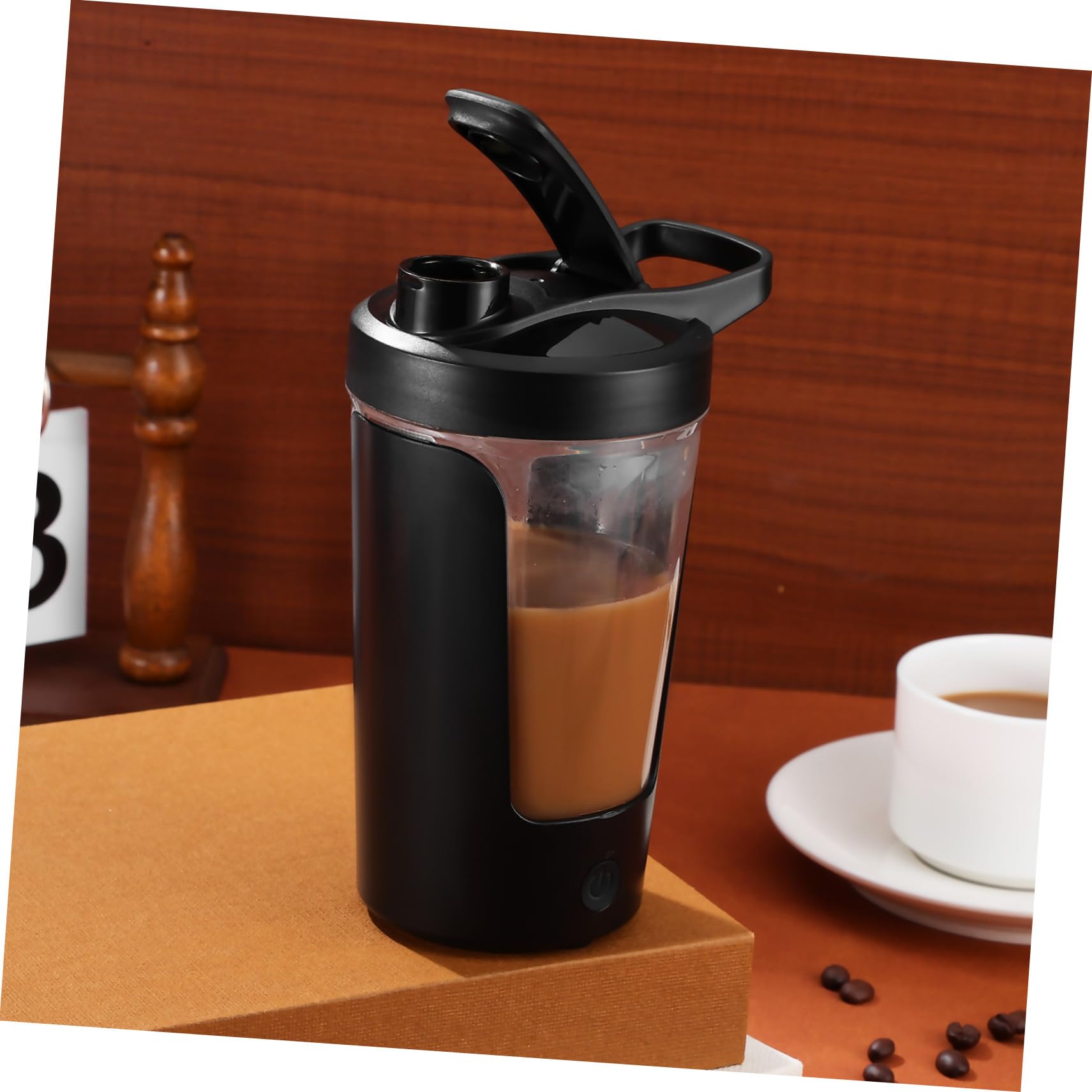 Tasse à Mélanger Automatique Électrique 450ml Noire Rechargeable