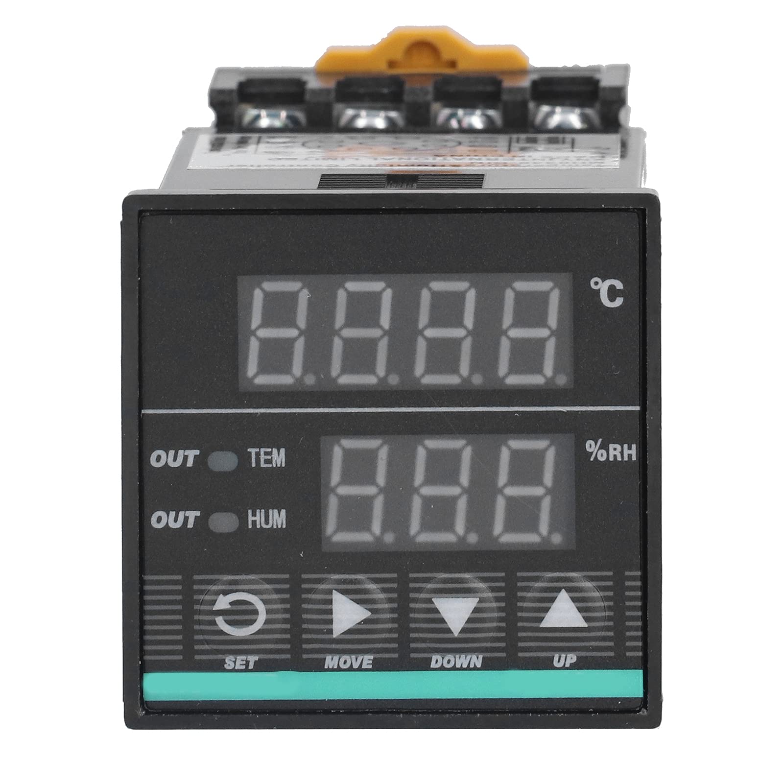Kontroler temperatury i wilgotności o wysokiej dokładności, cyfrowy inteligentny monitor MH0348-DIN AC85‑265V