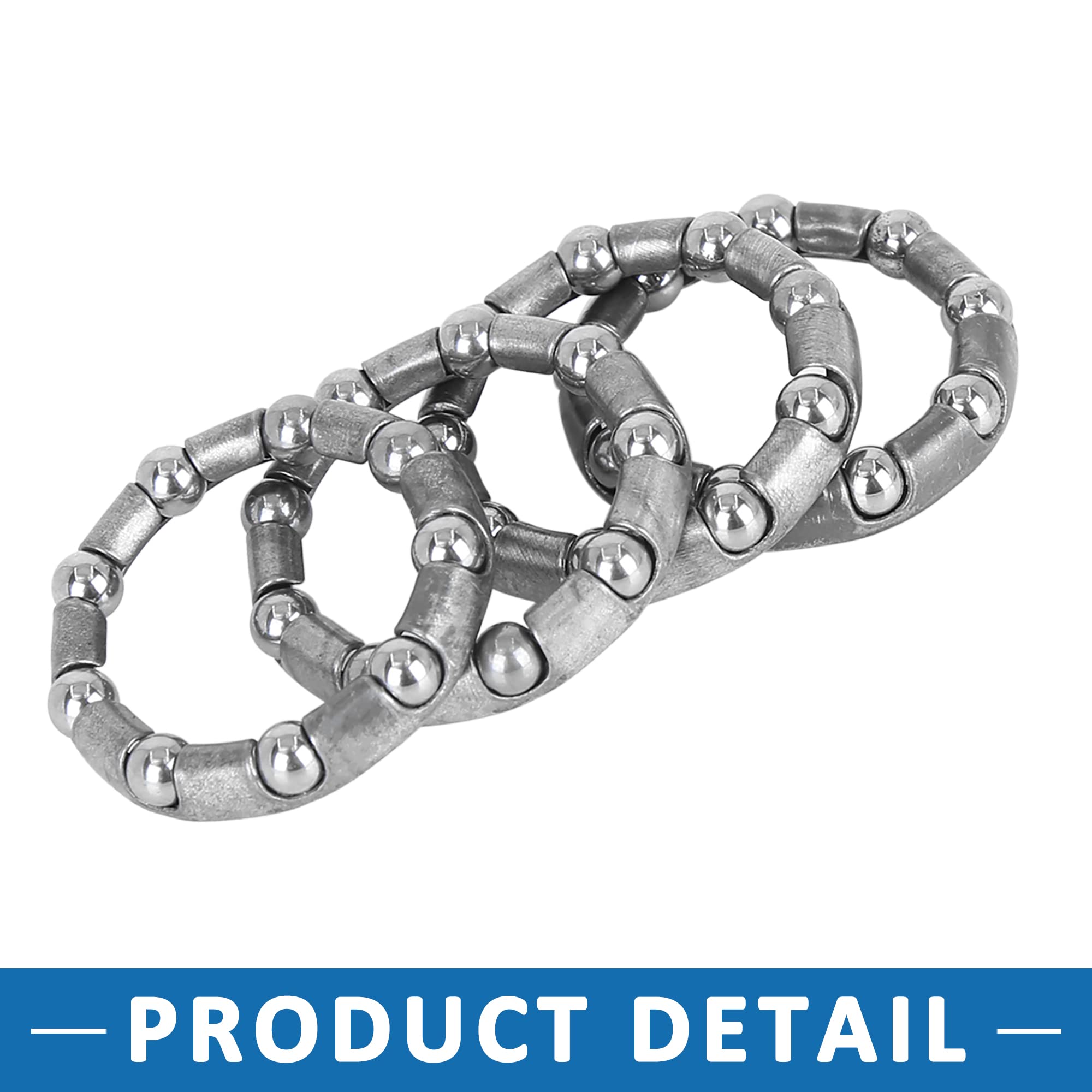 X AUTOHAUX 12pcs 29.5mm Manivelle Roulements Essieu Central Roue Roulement Retenue pour Vélo