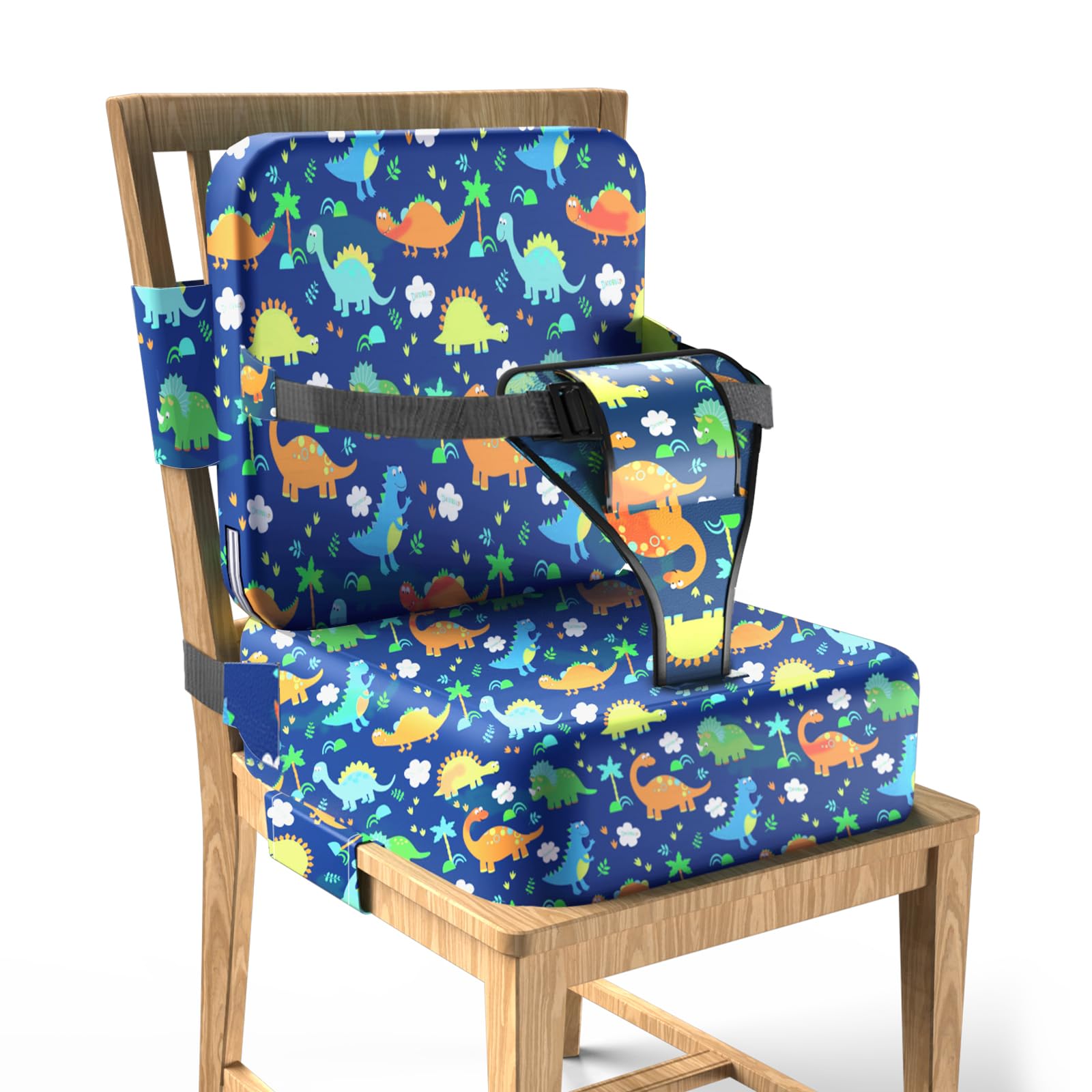 FuGuiB Sitzerhöhung Stuhl Kind, 3-12 Jahre, Navy Blau, Schwamm, Polyester