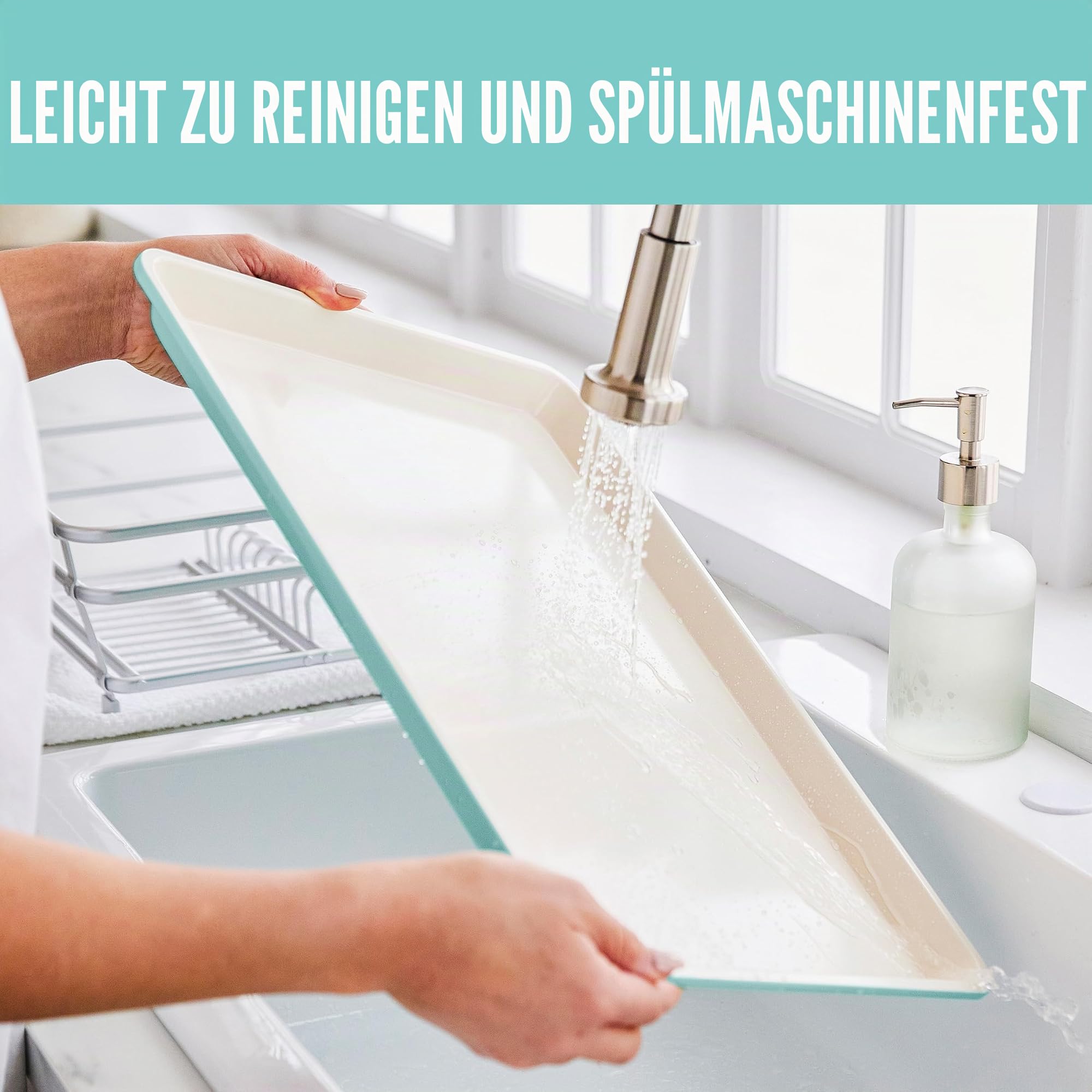 GreenLife 6-teiliges Antihaft-Backformen-Set, ungiftig, PFAS-freie Keramik, Ofenpfannen, spülmaschinen- und ofenfest bis 230 °C, leicht zu lösen, Backblech, Kastenform, rechteckiger und runder Kuchen
