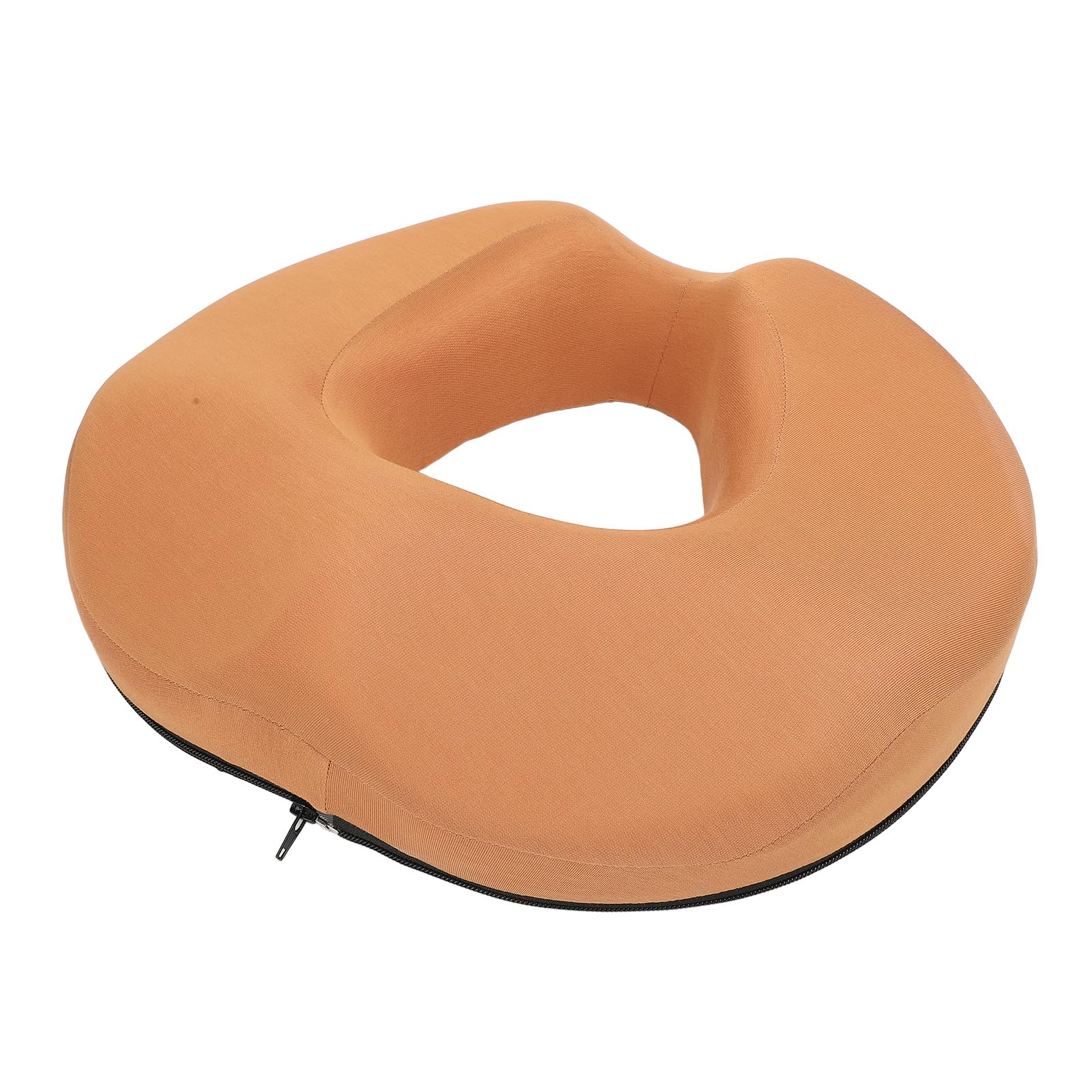 Cuscino a Ciambella Cuscino di Supporto per il Coccige Confortevole e Traspirante per Casa Ufficio, Design Ergonomico in Lattice, 1 unità (Arancia)