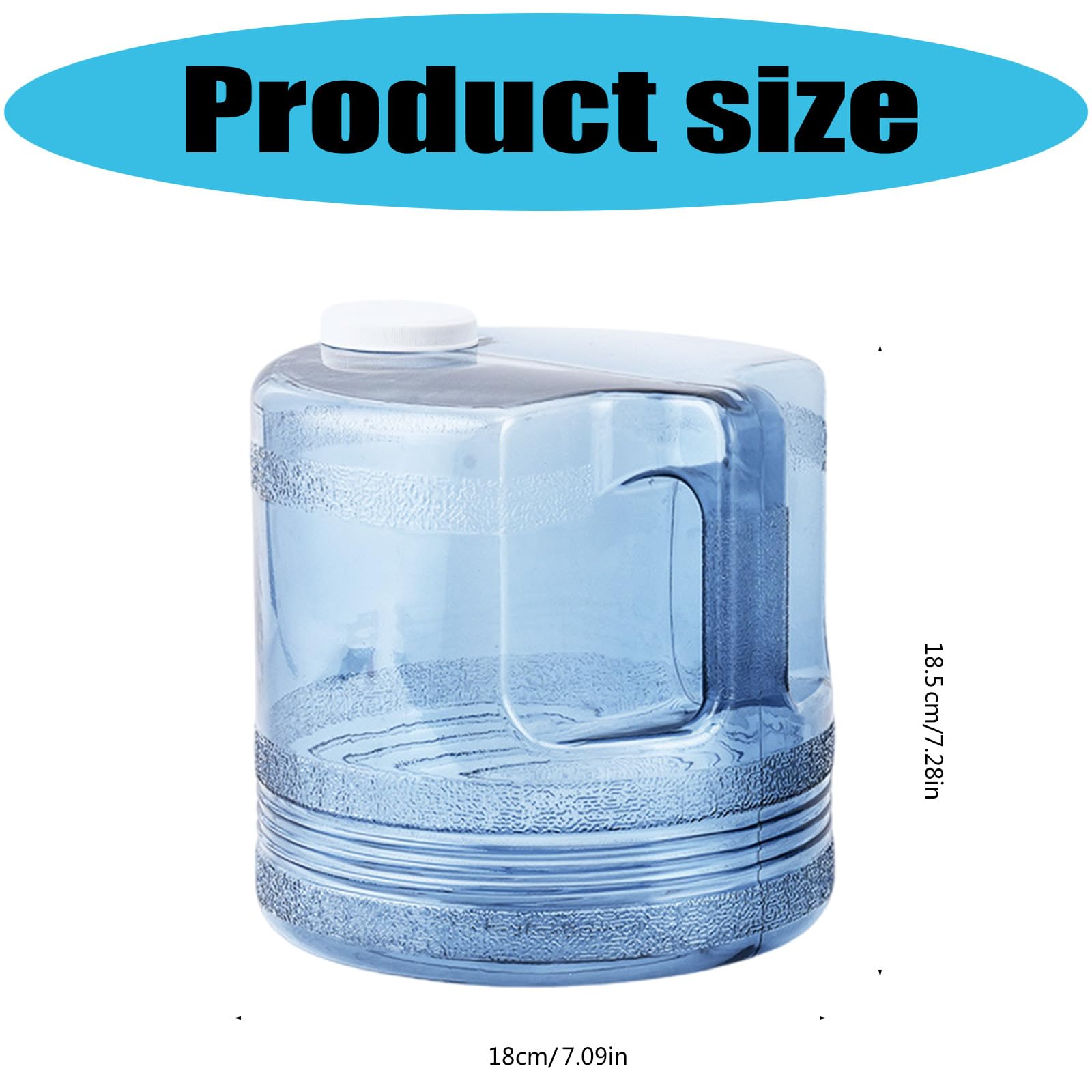 Contenedor colector de agua para encimera, destilador, máquina destilada, botella de repuesto para hogares o laboratorio, almacenamiento de agua destilada