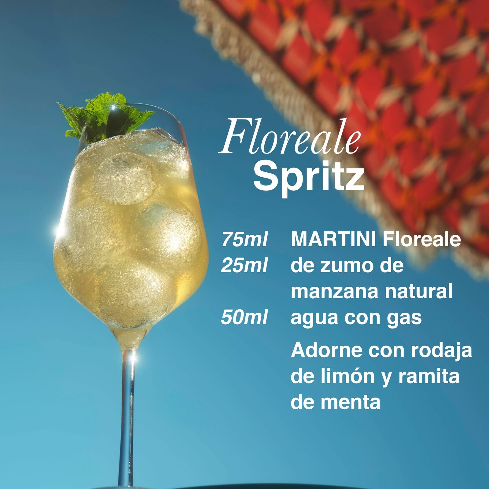 MARTINI Floreale Aperitivo sin alcohol, 75cl / 750ml, con infusión de productos botánicos superiores (el embalaje puede variar)